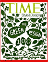 TIME magazine cover: The Green Design 100