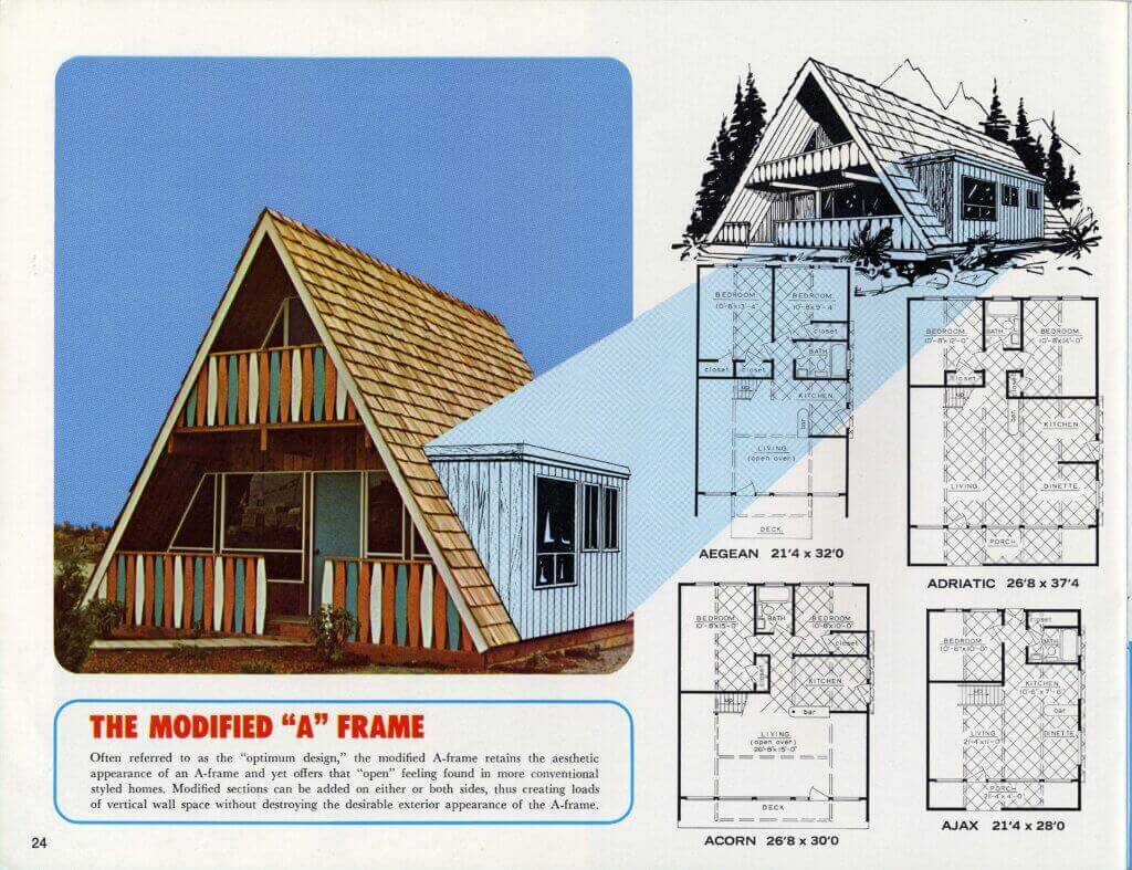 A Fram House Plan from the 1967 Lindal Plan Book