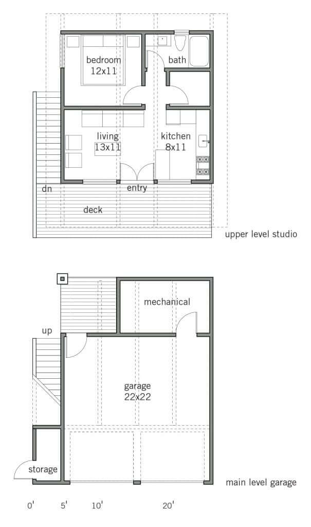 Alder ADU Home Floor Plan