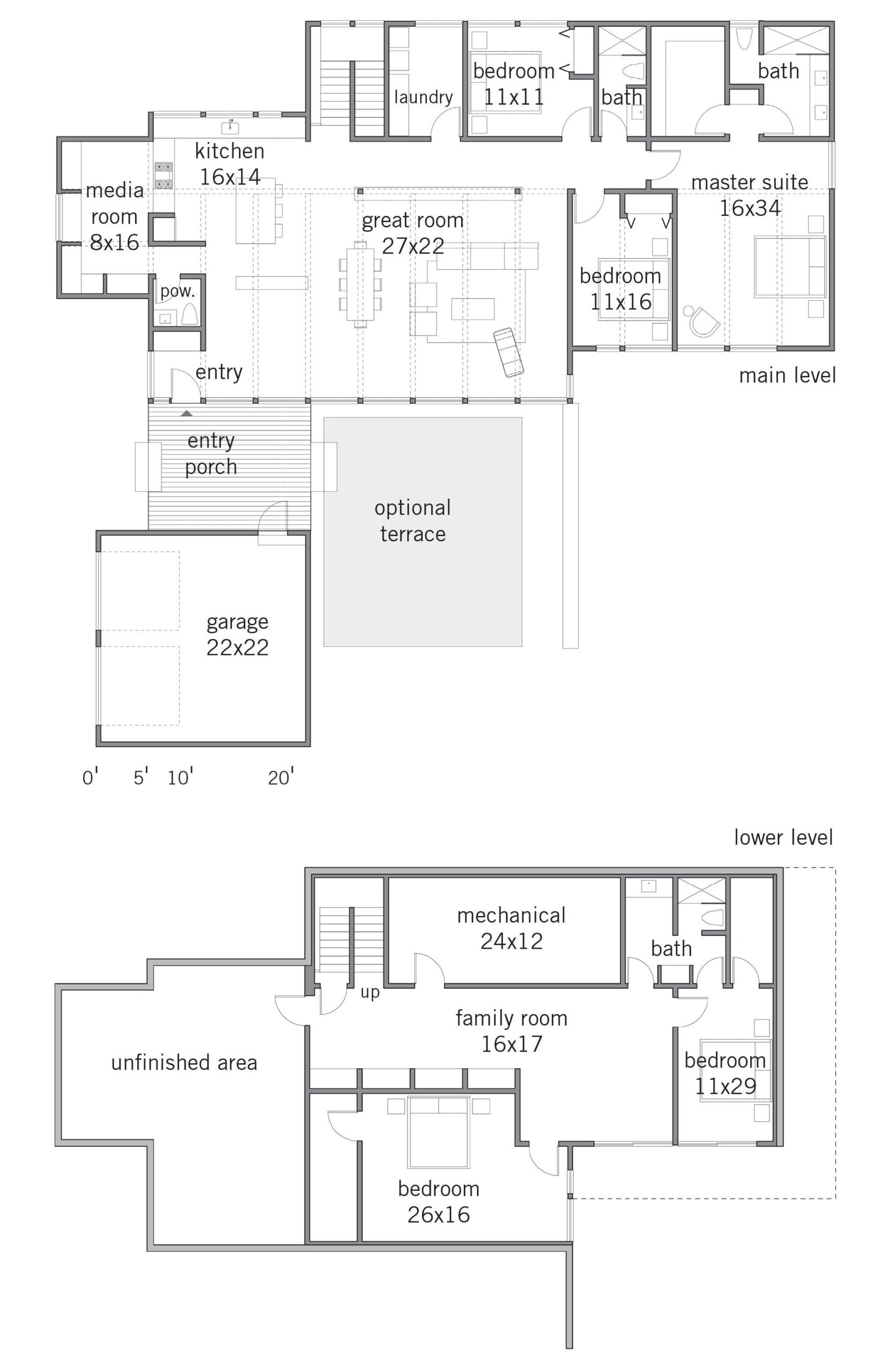 Lindal Elements Cypress 4285 Floor Plans