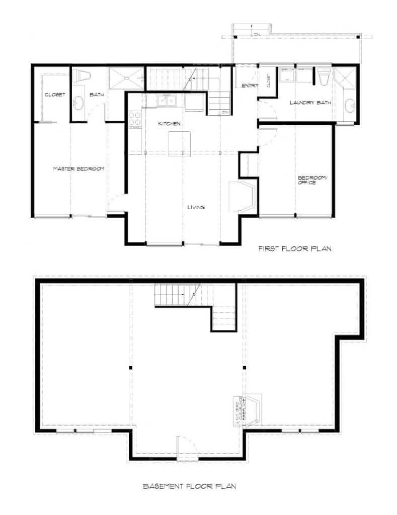 Quick Ship Elm EL 70821 Modern Lindal Home