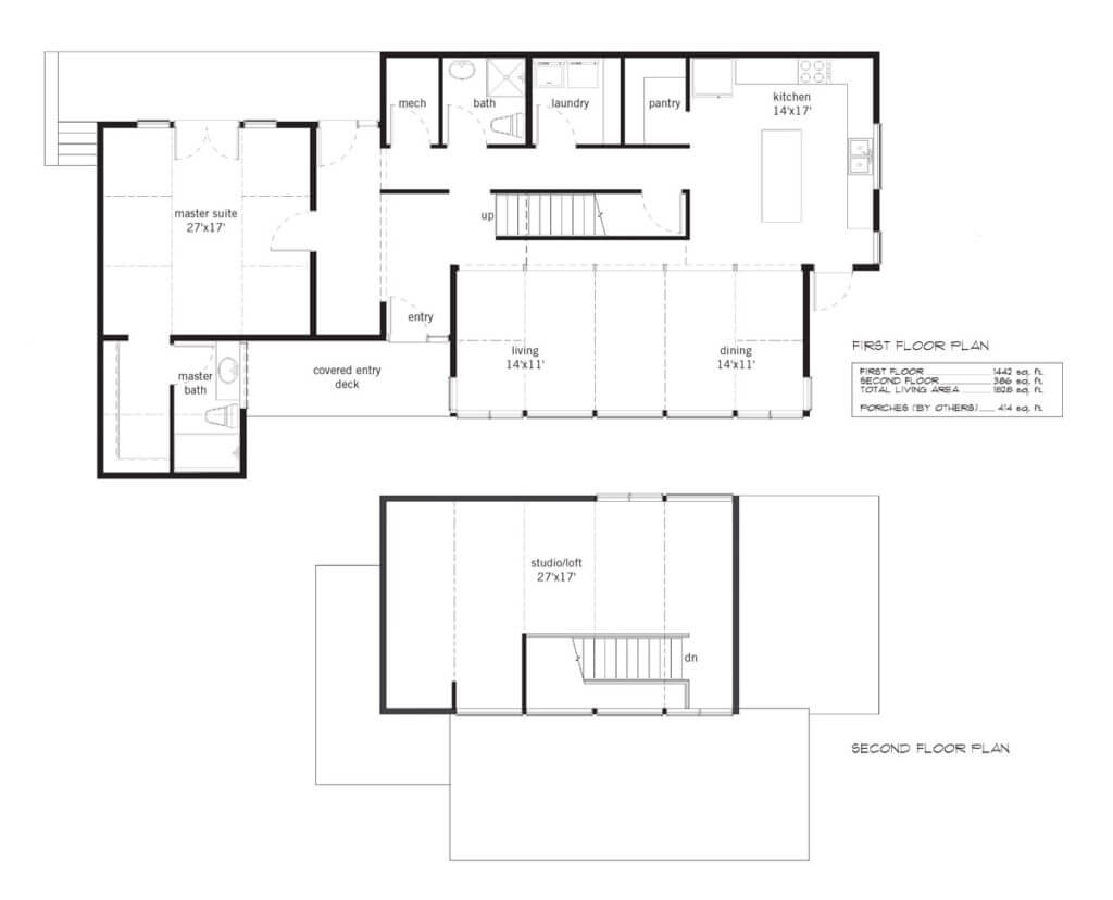 Floor plan Quick Ship Georgia custom home design