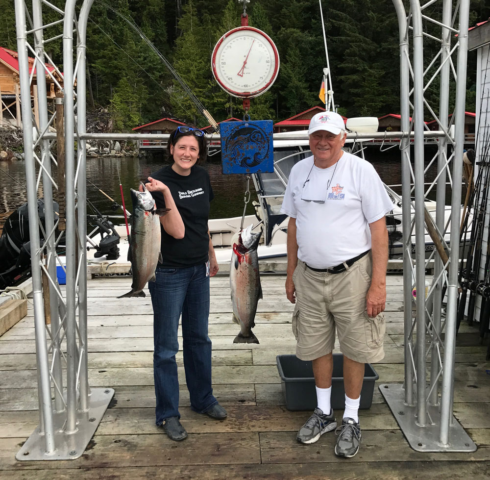 Christina and Bob Lindal on vacation