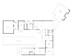 Desert Modern Luxury Home Floor Plan 41350