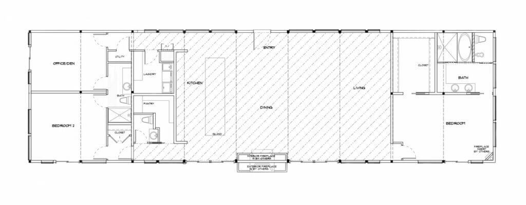 fire resistant house california santa rosa floor plan