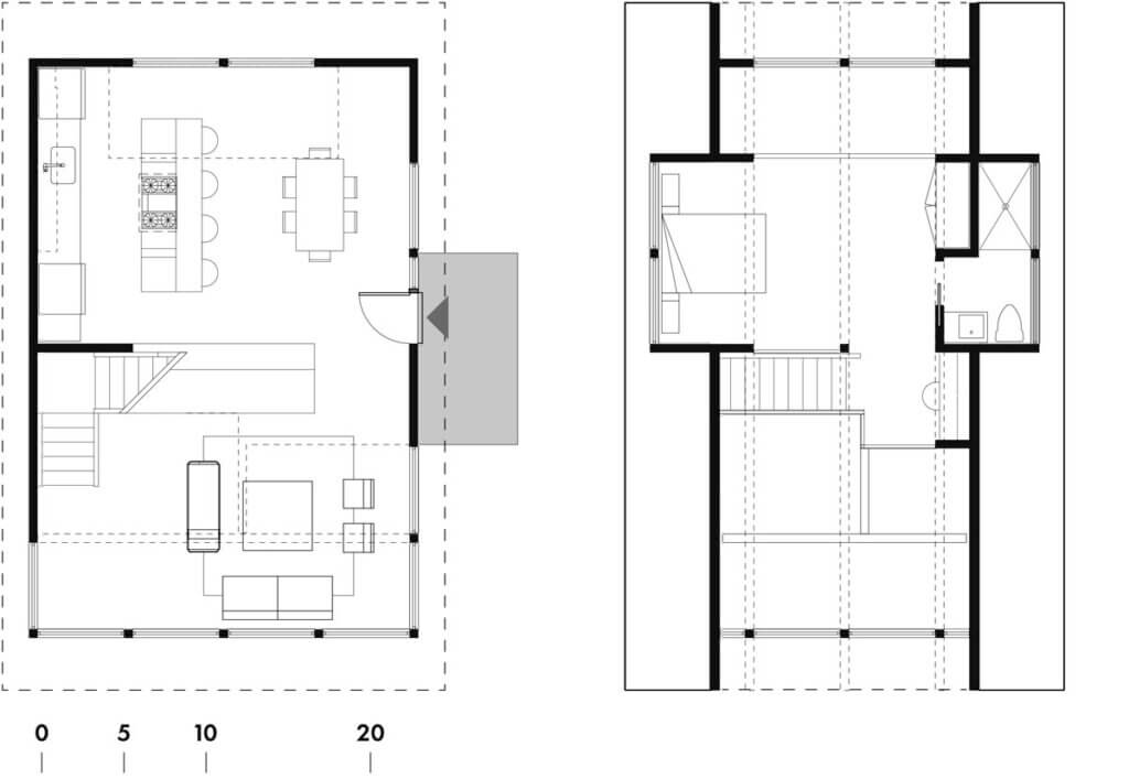 Floor Plan Chalet Modern