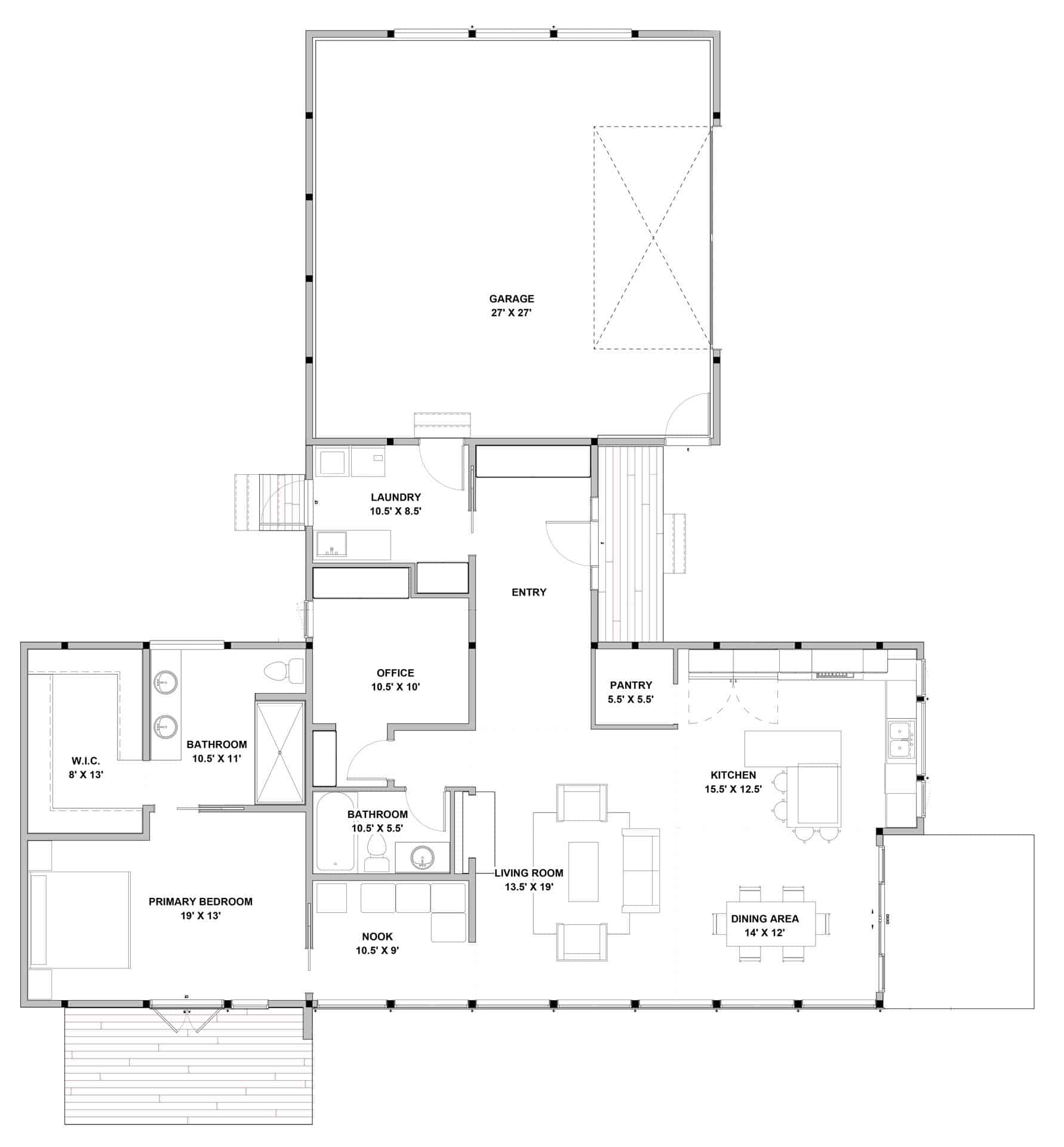 Dasos modern mono pitch roof home